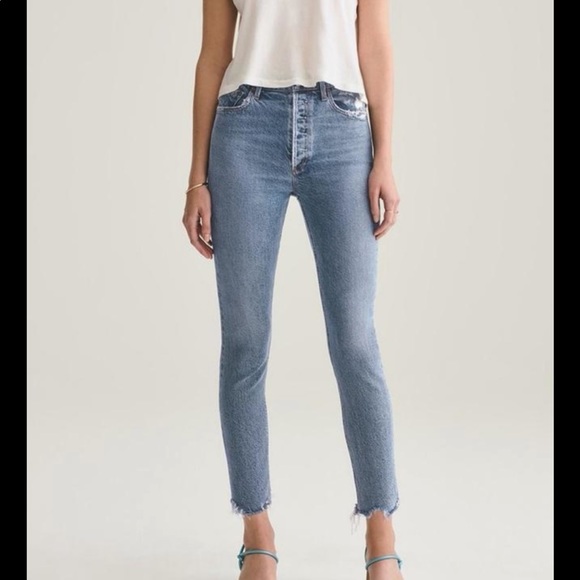 **SOLD** Agolde Nico highrise, size 24 - Picture 1 of 8